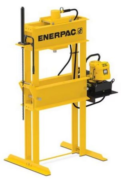 50 Ton, H-Frame Hydraulic Press with RC5013 Single-Acting Cylinder and ZE4320SBN Electric Pump
