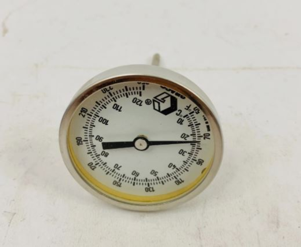 Thermometer, 2, 250F, 1/8Npt