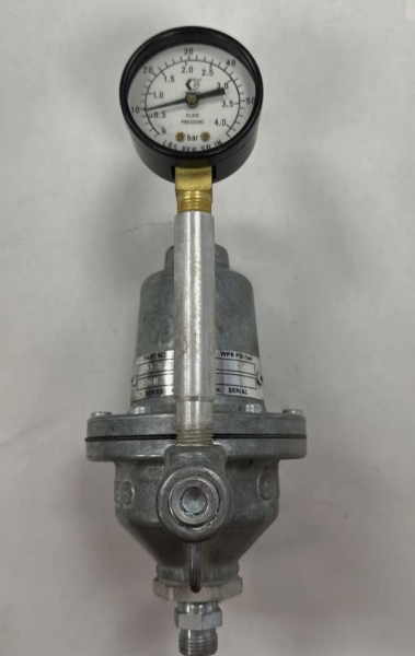 D/S Regulator, 3/8In, Alu, 0-60 psi
