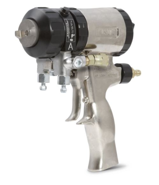 Flat Pattern Fusion Air-Purge Gun with 0.038 in (0.96 mm) Orifice Size, 0.029 in (0.74 mm) Impingement Port and 16-18 in (406-457 mm) Pattern Size