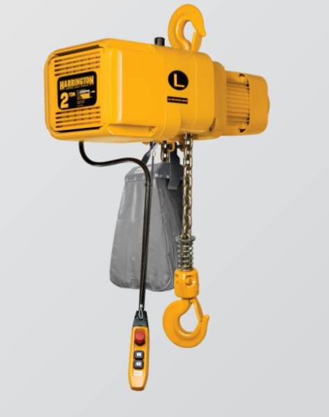 NER2M020LD-SD, 2 Ton Cap. Hoist w/Motorized Trolley, 15ft Lift, 460V-3ph-60Hz