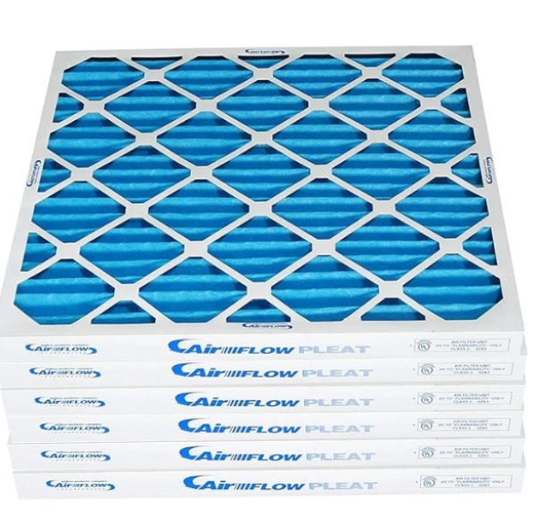Pleated Filter, Std, 16x24x2, Merv 10, 12/Case
