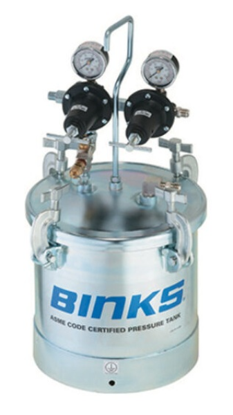 Stainless Steel Tank Ass'Y, 2 Gallon, Non-Agitated, 1 Regulator