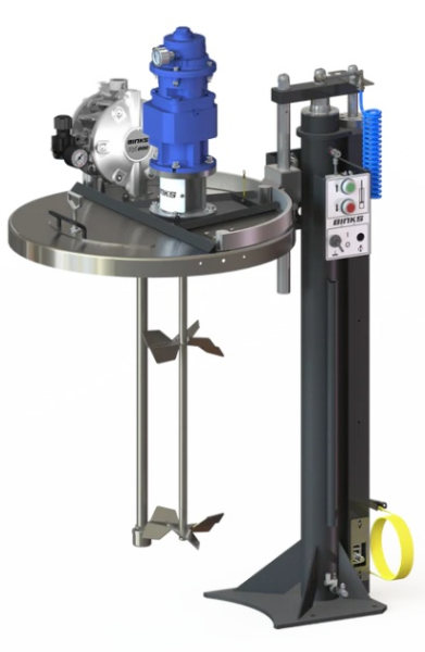 55 GAL DRUM ELEVATOR AGITATOR