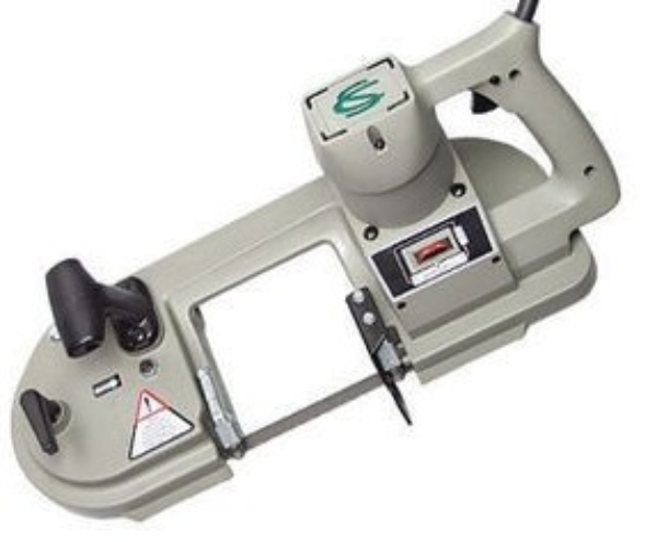 Portable Electric Band Saw, Deep Throat, 220V