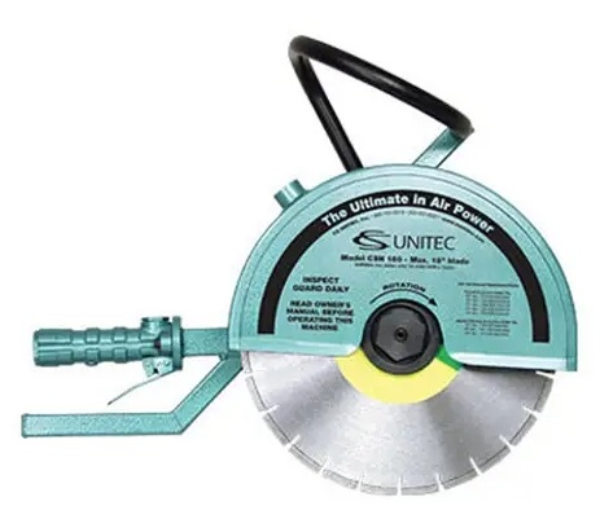 Concrete Saw, Hand-held, 14 In. Blade, 5 In. Depth