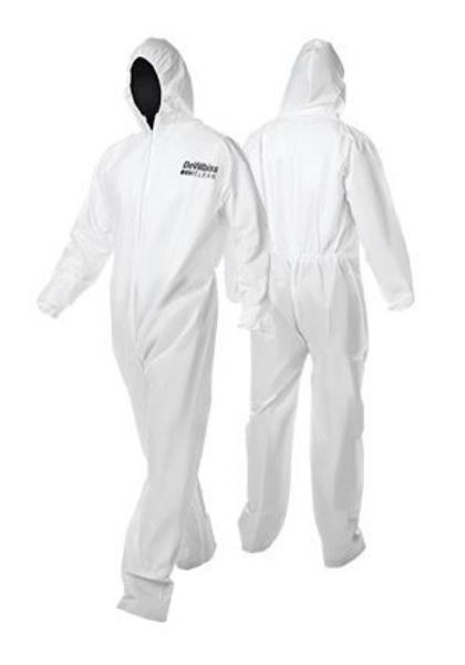 Disposable Coverall - Med, 12/Minimum
