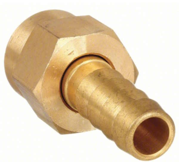 3/8 Hose Barb x 1/4 NPS Female Swivel