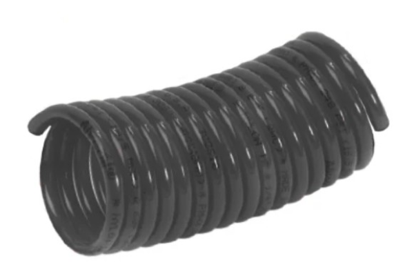 1 x 100ft Self Storing Bulk Nylon Air Hose, Black