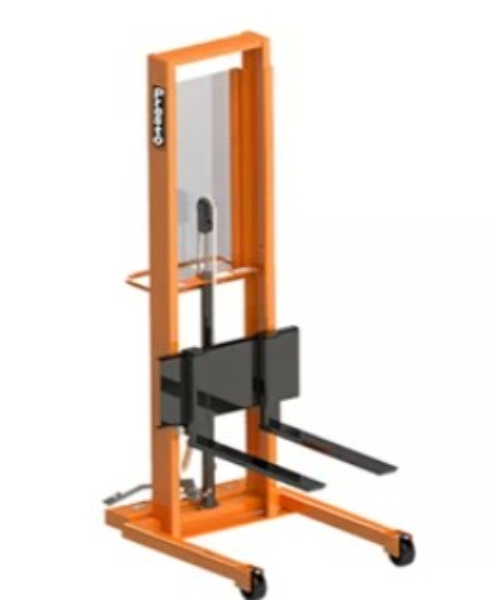 Presto Stacker, 1000 lbs CAP, 80 X 27 X 42, Adjustable 25in Forks (Non-Straddle)