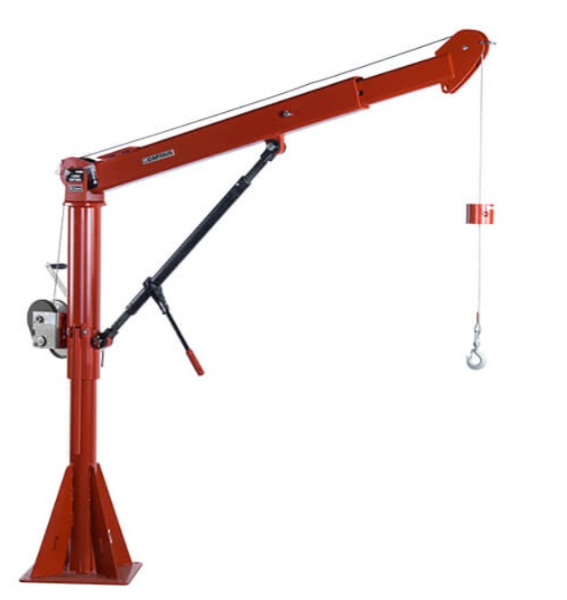 1200 Lb. 5Pt5 Davit Crane Stainless