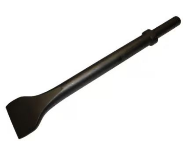 2" FLAT CHISEL - 12" .68 RD SHK OV COL, QTY 1