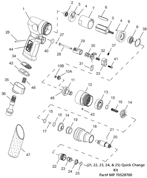 Pulse Out, 1/2-20 Thread-In, JVx-10-30