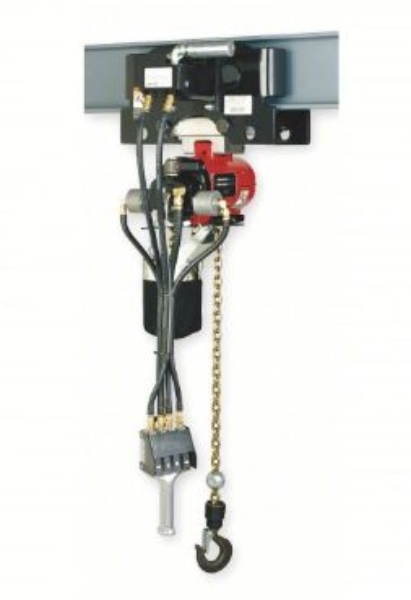 HOIST, AIR, 1/2 TON, ARO SERIES, STEEL HOOKS, 10' LIFT, 6' DROP