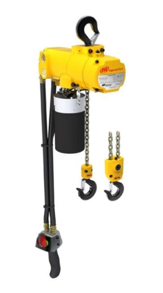 HOIST, AIR, 1/8 TON, CLK SERIES, STEEL HOOKS, 10' LIFT, 6' DROP