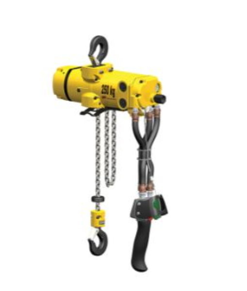 HOIST, AIR, 1/4 TON, CLK SERIES, STEEL HOOKS, 15' LIFT, 11 DROP