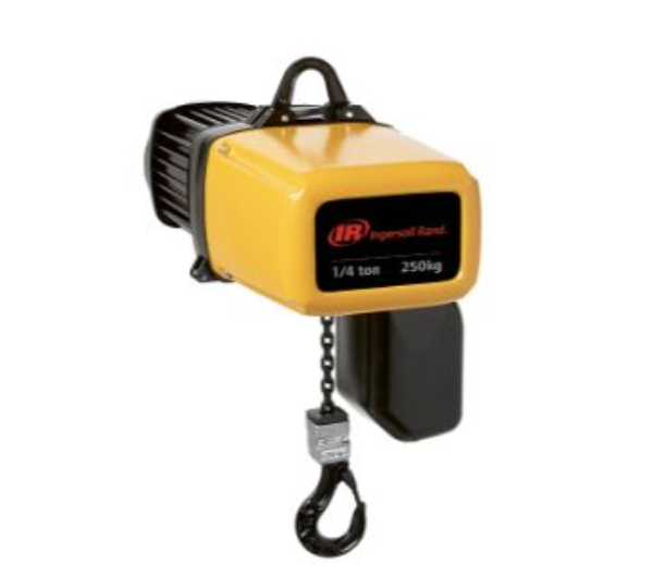 Hoist, 1/4Ton, 460-3-60, Hook mount, 14ft lift, 10ft drop, 30ft Cord