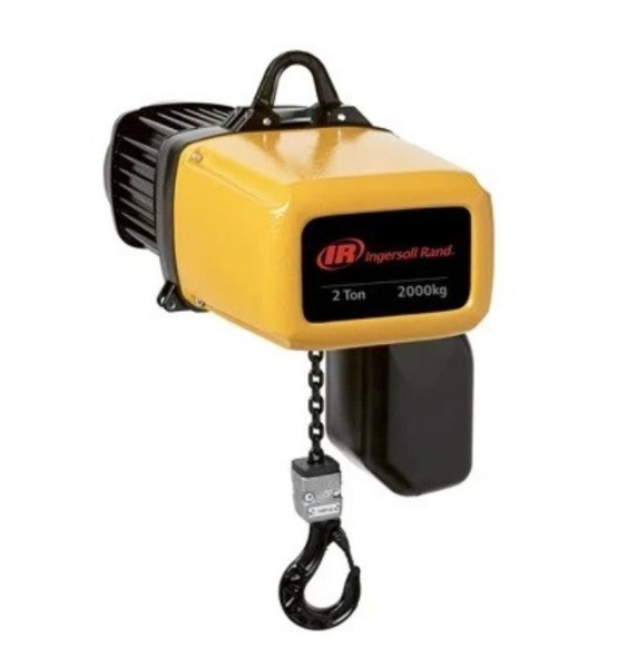 Hoist, 1/4Ton, 3 Phase, Hook mount, 11ft lift, ft drop, 15ft Cord