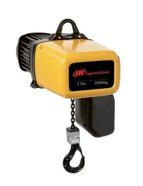 Hoist, 1/4Ton, 3 Phase, Hook mount, 11ft lift, 8ft drop, 15ft Cord