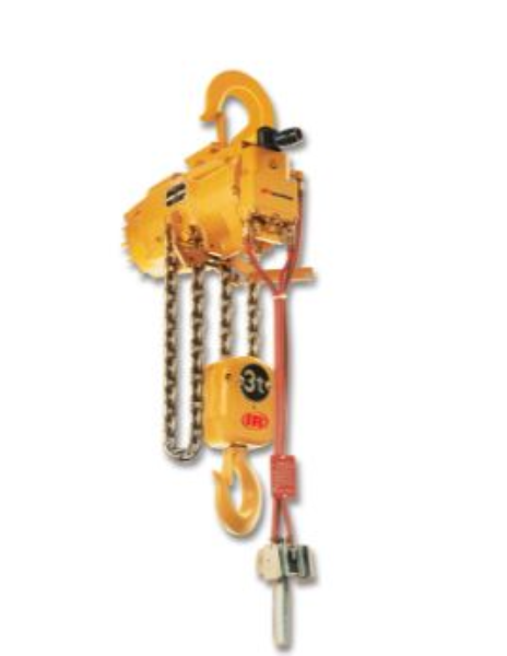 HOIST, AIR, 1 TON, HLK SERIES, STEEL HOOK, 15' LIFT, 11 DROP