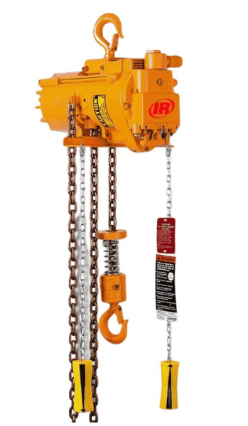 Hoist, 1-1/2 Ton, Pull Chain, 30ft Lift, Snap Hook