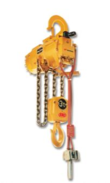 HOIST, AIR, 1 1/2 TON, HLK SERIES, STEEL HOOK, 10' LIFT, 6 DROP