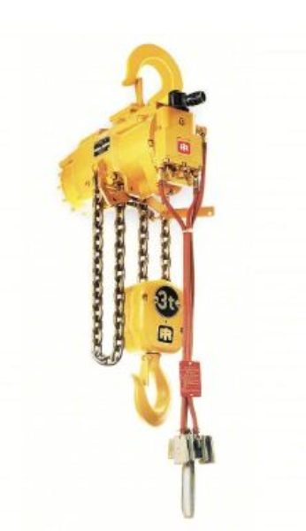HOIST, AIR, 2 TON, HLK SERIES, STEEL HOOK, 10' LIFT, 6 DROP