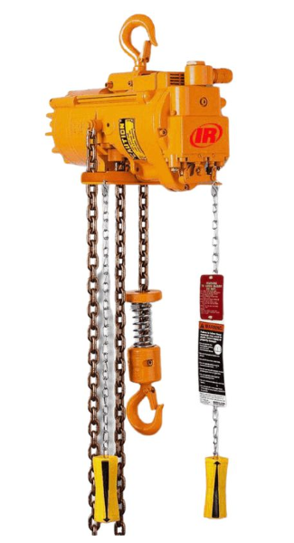 HOIST, AIR, 2 TON, HLK SERIES, STEEL HOOKS, 10' LIFT, 6' DROP
