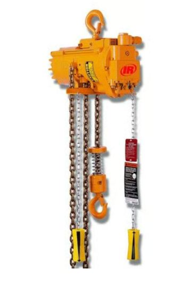 HOIST, AIR, 1 TON, MLK SERIES, STEEL HOOKS, 18' LIFT, 14’ DROP