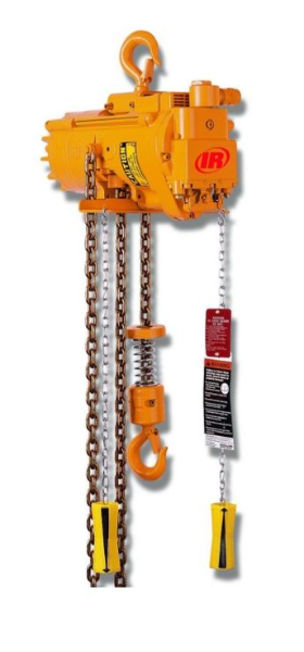 HOIST, AIR, 1/4 TON, MLK SERIES, STEEL HOOKS, 12' LIFT, 8' DROP