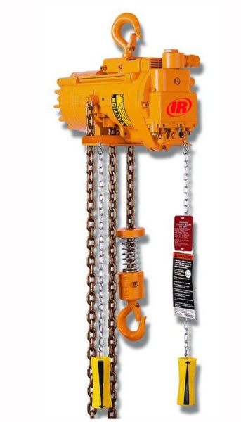 HOIST, AIR, 1/4 TON, MLK SERIES, STEEL HOOKS, 10' LIFT, 6' DROP