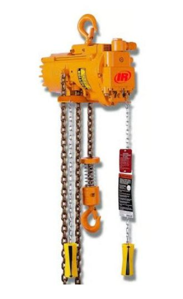 HOIST, AIR, 1/2 TON, MLK SERIES, 11' LIFT, 7' DROP, FABRIC CHAIN CONTAINER