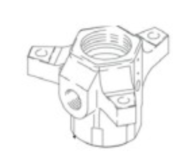Housing, Outlet, 8Cm, Hm