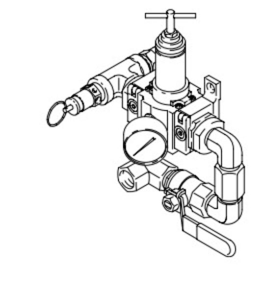 Kit, Regulator, Airless, Wall Mt