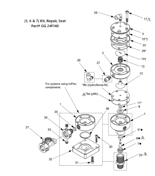 Kit, Repair, Seat