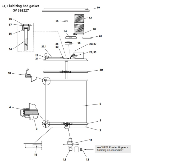 Fluidizing Bed Gasket