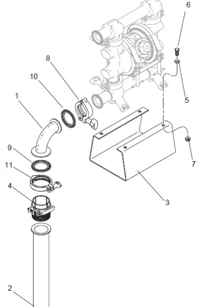 Kit, Drum Mount Saniforce 515