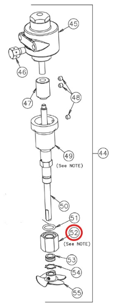 Seal Retainer Nut