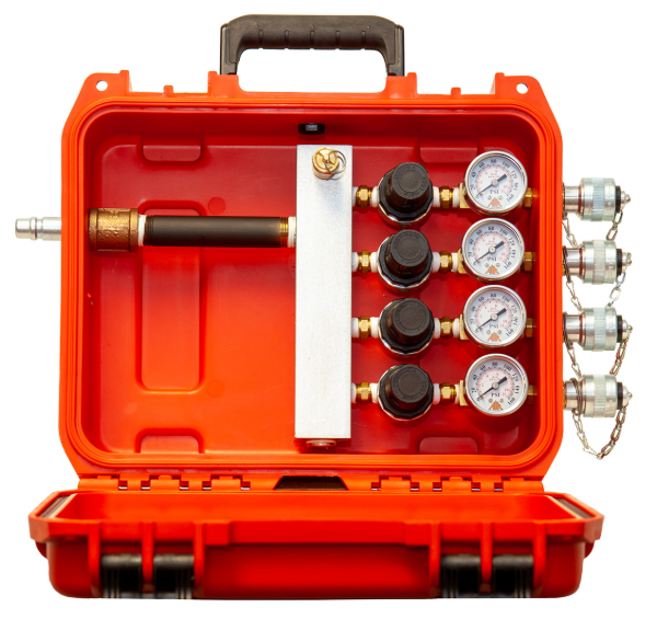 4-Man Point Of Attachment Box w/4 Indep. Regulators ** Specify Fittings **