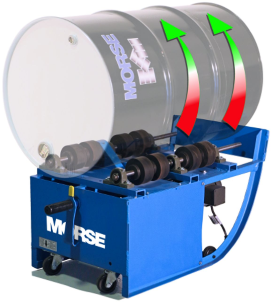 Option to Roll Plastic Drum on 201 Series, Includes 4 Extra wheels