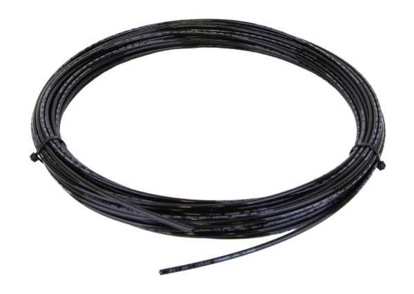 TUBE, SGL, UNCHARGED, 3/16, BLK, 100 FT