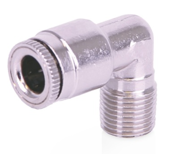 FITTING, PTC, 1/4", ELBOW, W/ 1/8 NPT