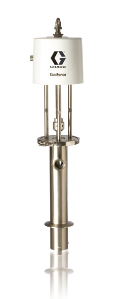 SANIFORCE PISTON PUMP, 5:1 DB ST W/IN ELBOW