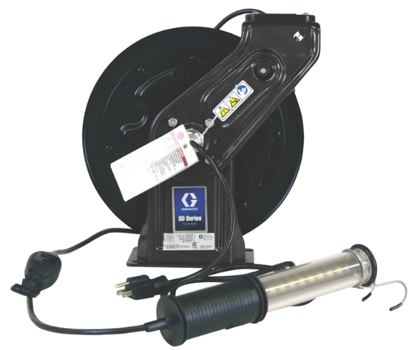 SD SERIES 5 REEL, LIGHT, BLK, LED, W/TAP
