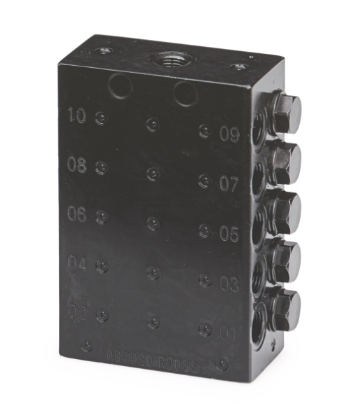 CSP VALVE, 10 OUTLET, NPT, PKG