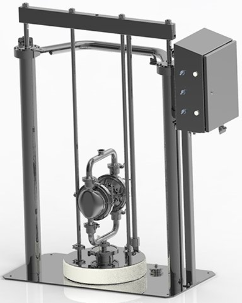 SANIFORCE DRUM UNLOADER SYSTEM, RAM, HYGIENIC