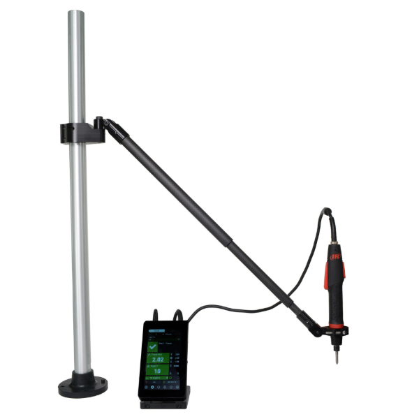CARBON FIBER TELESCOPING TORQUE ARM, 19 NM MAX TORQUE, 118MM REACH, BENCH MOUNT