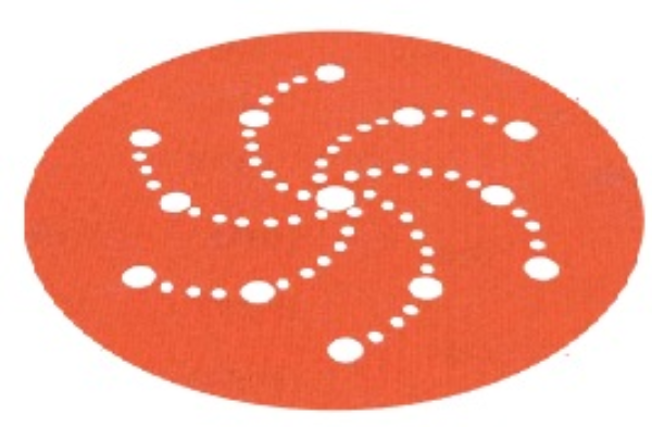 5in N/V -400 Grit H&L Dynacut Orange Premium Film Disc, 50 Pack