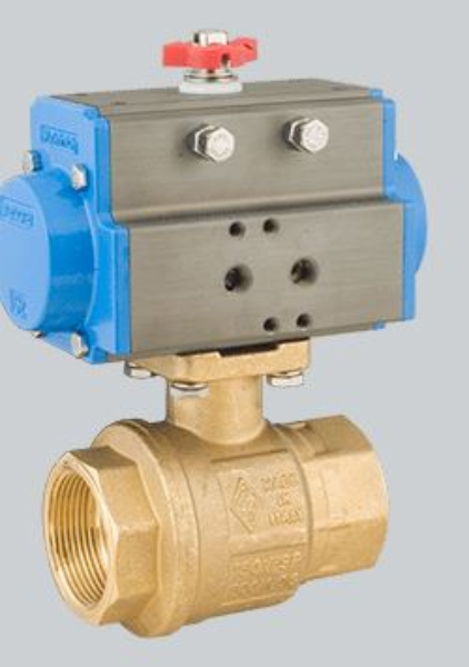Brass, Solenoid Valve, 1in, Spring Return Fail Close