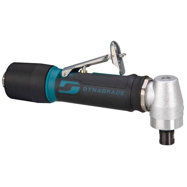 .4 Hp Right Angle Die Grinder, 15,000 rpm, Spiral-Geared, Extended Rear Exhaust, 1/4 Collet